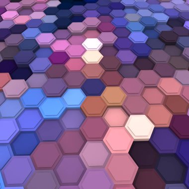 3 boyutlu illüstrasyon. Web modern fon. Renkli desen. Soyut geometrik şekiller. arkaplan.