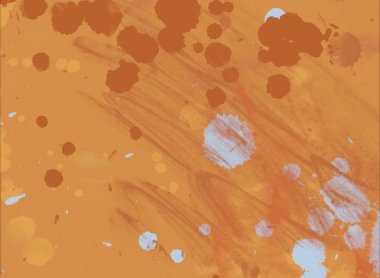 soyut grunge suluboya darbeleri ve fırçalar desen