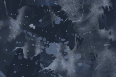 soyut grunge suluboya darbeleri ve fırçalar desen