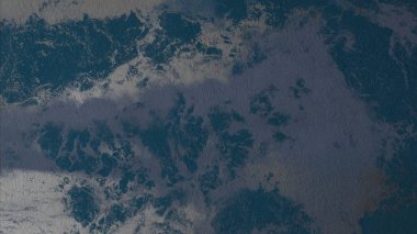 Metin için yeri olan boya lekeleriyle soyut arkaplan