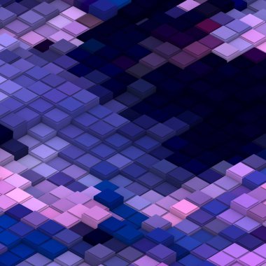 3 boyutlu illüstrasyon. Web modern fon. Renkli desen. Soyut geometrik şekiller. arkaplan.