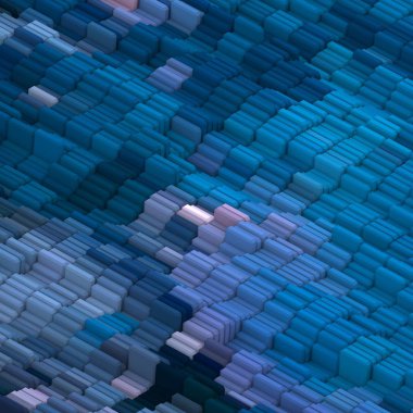 3 boyutlu illüstrasyon. Web modern fon. Renkli desen. Soyut geometrik şekiller. arkaplan.