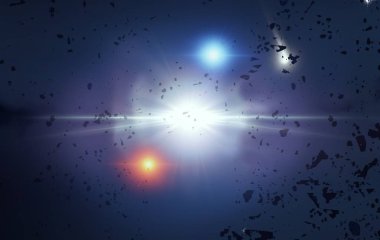 parlaklık ile renkli soyut gökyüzü arka plan