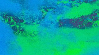 Metin için yeri olan boya lekeleriyle soyut arkaplan