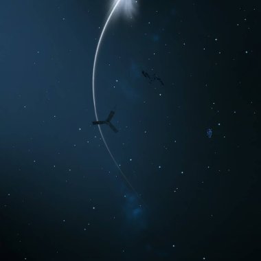 parlaklık ile renkli soyut gökyüzü arka plan