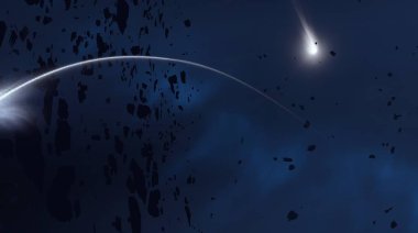 Soyut alan koyu arka plan  