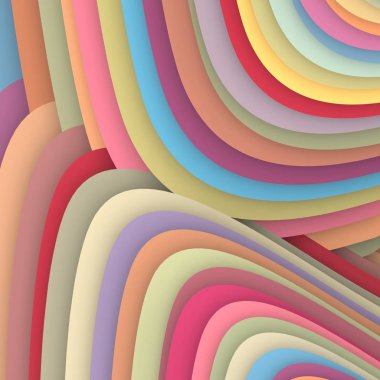 3 boyutlu illüstrasyon. Web modern fon. Renkli desen. Soyut geometrik şekiller. arkaplan.