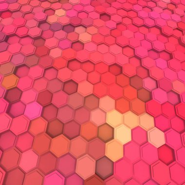 3 boyutlu illüstrasyon. Web modern fon. Renkli desen. Soyut geometrik şekiller. arkaplan.