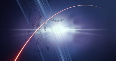 parlaklık ile karanlık alan soyut duvar kağıdı