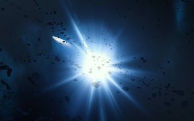 Soyut alan koyu arka plan  