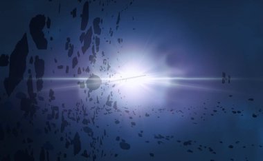 parlaklık ile renkli soyut gökyüzü arka plan