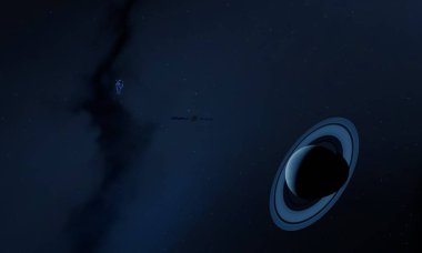 Soyut alan koyu arka plan  