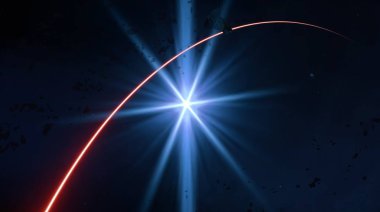 parlaklık ile renkli soyut gökyüzü arka plan