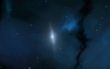 2d illüstrasyon. Derin geniş alan. Yıldızlar, gezegenler ve uydular. Çeşitli bilim kurgu yaratıcı fon. Uzay sanatı. Uzaylı güneş sistemleri. Gerçekçi arka plan 