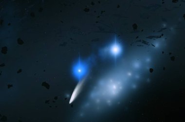 parlaklık ile renkli soyut gökyüzü arka plan