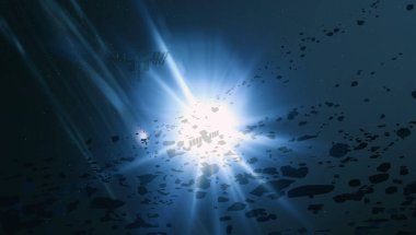 parlaklık ile renkli soyut gökyüzü arka plan