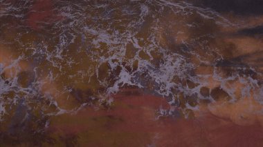 Metin için yeri olan boya lekeleriyle soyut arkaplan