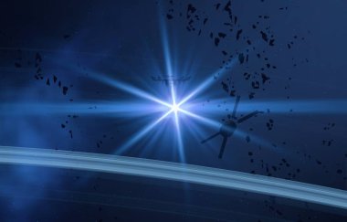 kozmos astronomi arka plan, evren