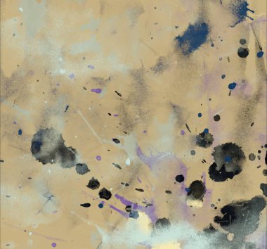 Metin için yeri olan boya lekeleriyle soyut arkaplan