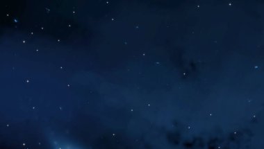 2d illüstrasyon. Derin geniş alan. Yıldızlar, gezegenler ve uydular. Çeşitli bilim kurgu yaratıcı fon. Uzay sanatı. Uzaylı güneş sistemleri. Gerçekçi arka plan 