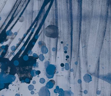 Metin için yeri olan boya lekeleriyle soyut arkaplan