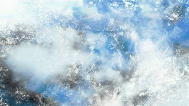 Metin için yeri olan boya lekeleriyle soyut arkaplan