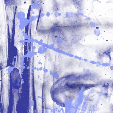 Metin için yeri olan boya lekeleriyle soyut arkaplan