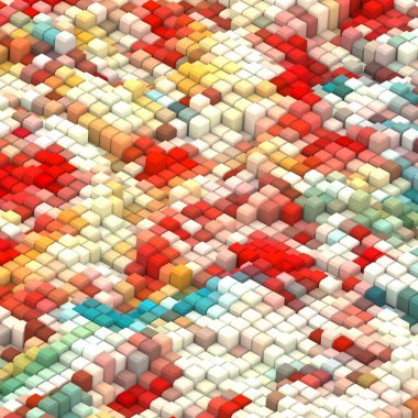 3 boyutlu illüstrasyon. Web modern fon. Renkli desen. Soyut geometrik şekiller. arkaplan.