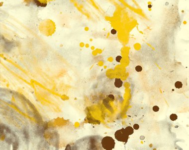 Metin için yeri olan boya lekeleriyle soyut arkaplan