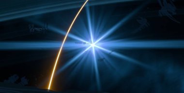 parlaklık ile soyut karanlık gökyüzü arka plan