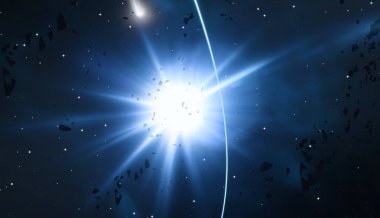 parlaklık ile renkli soyut gökyüzü arka plan