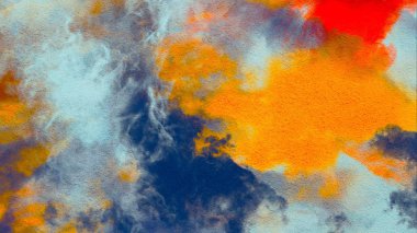 Duvar tuval el yapımı yağlıboya. Soyut sanat dokusu. Renkli. Modern sanat eserleri. Boya darbeleri. Fırça darbeleri. Modern sanat. Çağdaş. Sanatsal.