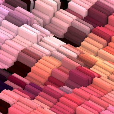 3 boyutlu illüstrasyon. Web modern fon. Renkli desen. Soyut geometrik şekiller. arkaplan.