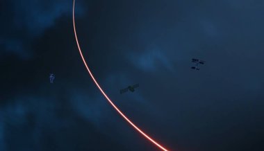 kozmos astronomi arka plan, evren