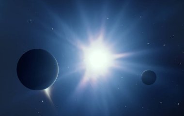 parlaklık ile renkli soyut gökyüzü arka plan