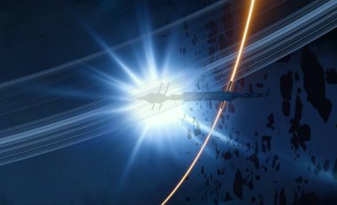 parlaklık ile soyut karanlık gökyüzü arka plan