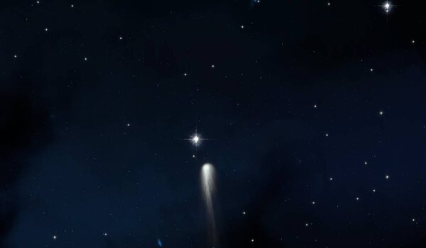 2d illustration. Deep vast space. Stars, planets and moons. Various science fiction creative backdrops. Space art. Alien solar systems. Realistic background 