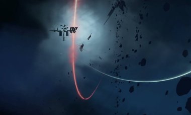 parlaklık ile renkli soyut gökyüzü arka plan