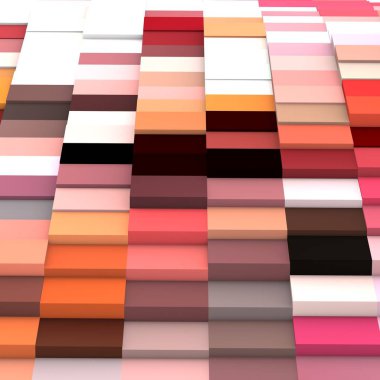 3 boyutlu illüstrasyon. Web modern fon. Renkli desen. Soyut geometrik şekiller. arkaplan.