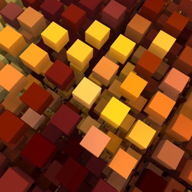 3 boyutlu illüstrasyon. Web modern fon. Renkli desen. Soyut geometrik şekiller. arkaplan.