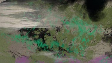 Metin için yeri olan boya lekeleriyle soyut arkaplan