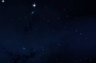 2d illüstrasyon. Derin geniş alan. Yıldızlar, gezegenler ve uydular. Çeşitli bilim kurgu yaratıcı fon. Uzay sanatı. Uzaylı güneş sistemleri. Gerçekçi arka plan 