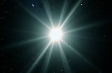 parlaklık ile renkli soyut gökyüzü arka plan