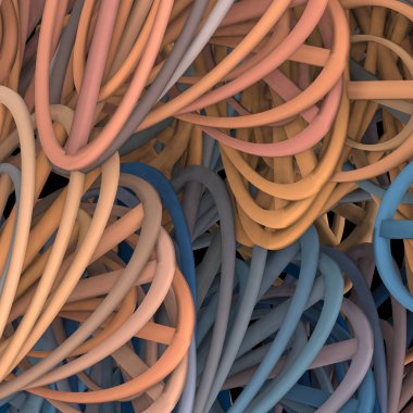 3 boyutlu illüstrasyon. Web modern fon. Renkli desen. Soyut geometrik şekiller. arkaplan.