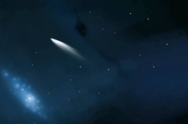 2d illüstrasyon. Derin geniş alan. Yıldızlar, gezegenler ve uydular. Çeşitli bilim kurgu yaratıcı fon. Uzay sanatı. Uzaylı güneş sistemleri. Gerçekçi arka plan 