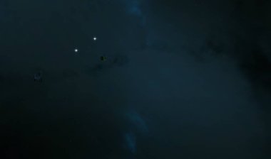 2D çizim. Derin geniş uzay. Parlak yıldızlar, gezegenler, uydular. Çeşitli bilim kurgu yaratıcı arka planlar. Uzay sanatı. Uzaylı güneş sistemleri. Uzaktan. Gerçekçi arka plan derin evren.