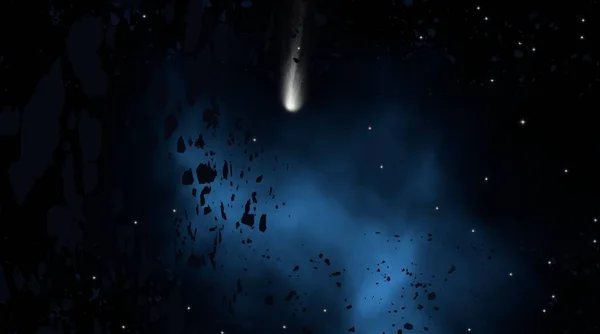 Ilustrație Realist Fundal Model Stea Spațiu Interstelar Gol Stele Strălucitoare — Fotografie, imagine de stoc