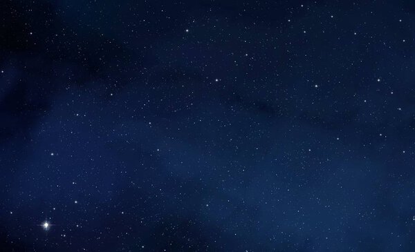 2d illustration. Deep vast space. Stars, planets and moons. Various science fiction creative backdrops. Space art. Alien solar systems. Realistic background 