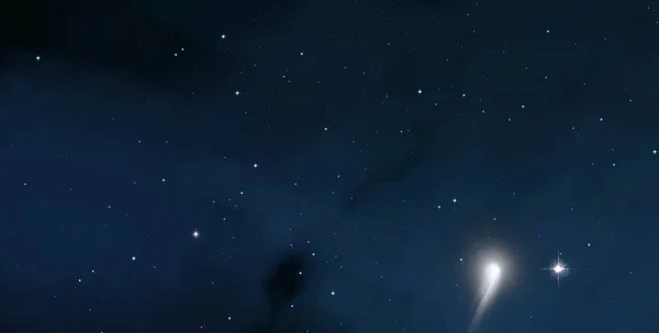 Illustration Djupt Stort Utrymme Stjärnor Planeter Och Månar Olika Science — Stockfoto
