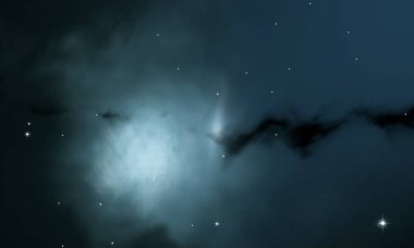 2d illüstrasyon. Derin geniş alan. Yıldızlar, gezegenler ve uydular. Çeşitli bilim kurgu yaratıcı fon. Uzay sanatı. Uzaylı güneş sistemleri. Gerçekçi arka plan 